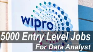 5000 Wipro Data Analyst Job 2025 | Entry Level | Best Opportunities