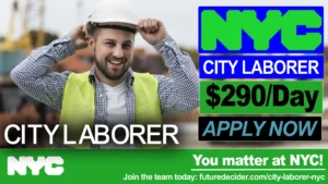 City Laborer NYC – Job Opportunity with the Department of Probation