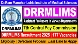 DRRMLIMS Recruitment 2025: Notification Out For 177 Vacancies, Check Post Name, Age Limit, Essential Dates, And How To Apply