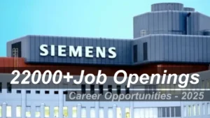 Explore Siemens Career Opportunities | 22000+ Job Openings | New Vacancy 2025