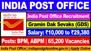 India Post Office Recruitment 2025: Apply Online, Eligibility, Notification, and Last Date