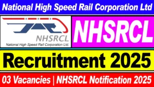 NHSRCL Recruitment 2025 Notification Out For AGM/JGM Post, Registration Process Started